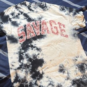 Savage Tie-Dye Short Sleeve Tee